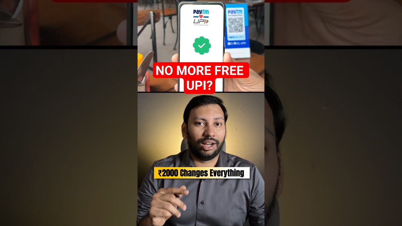 Free UPI Is Over. The Government Just Changed the Rules.