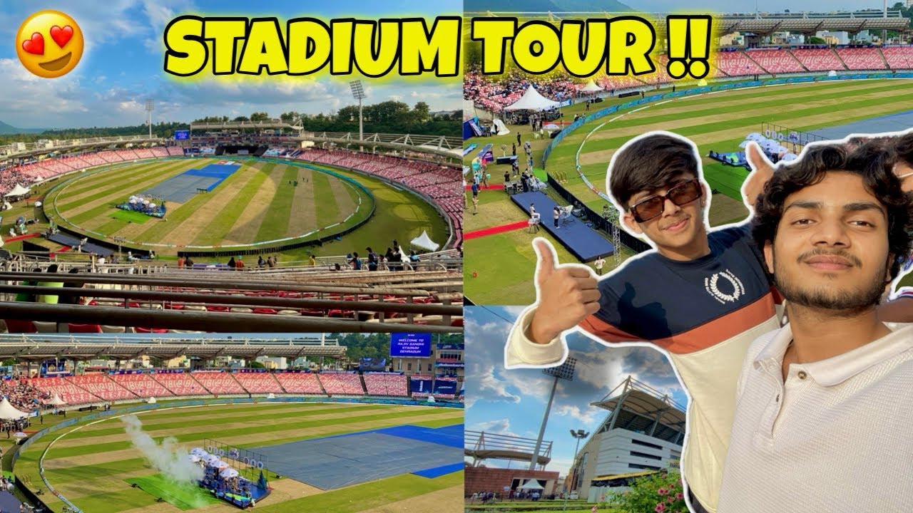 Dehradun Rajiv Gandhi😧Cricket Stadium Full Tour By VIP Passes || ECL Match || B Praak Concert Vlog