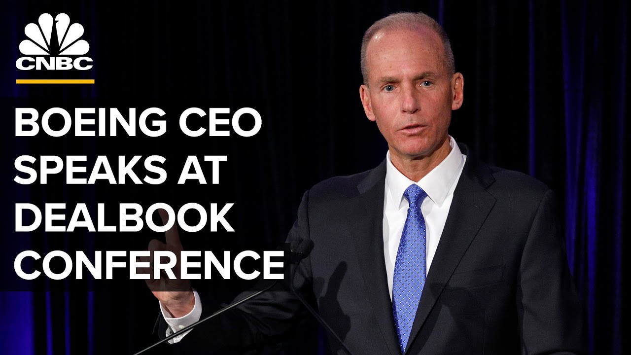 Boeing CEO Dennis Muilenburg speaks at New York Times DealBook Conference – 11/6/2019