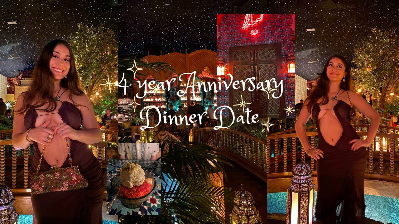 4 Year Anniversary Dinner Date 🪔⛲️❣️