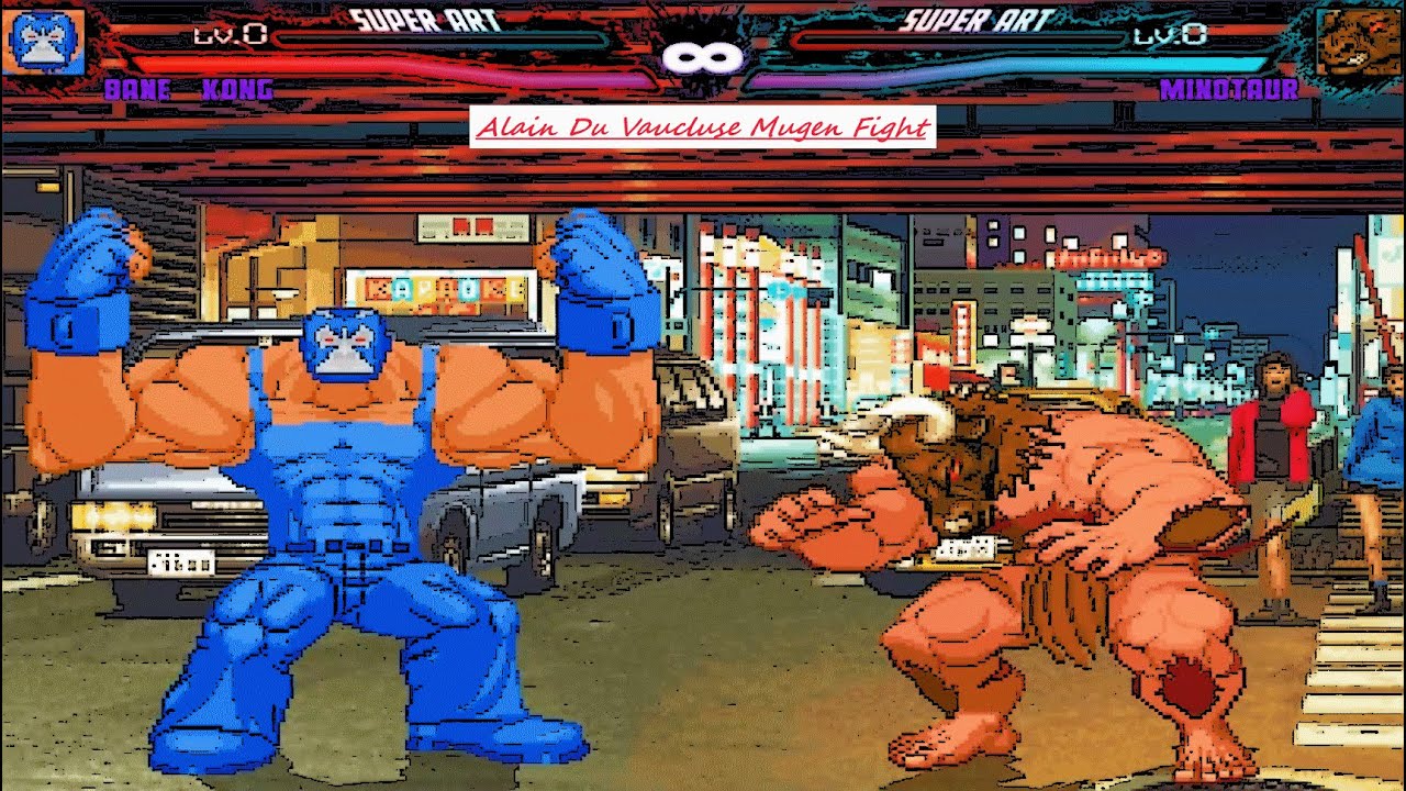 Mugen : Bane Vs Minotaur (Four Battle) (Request)