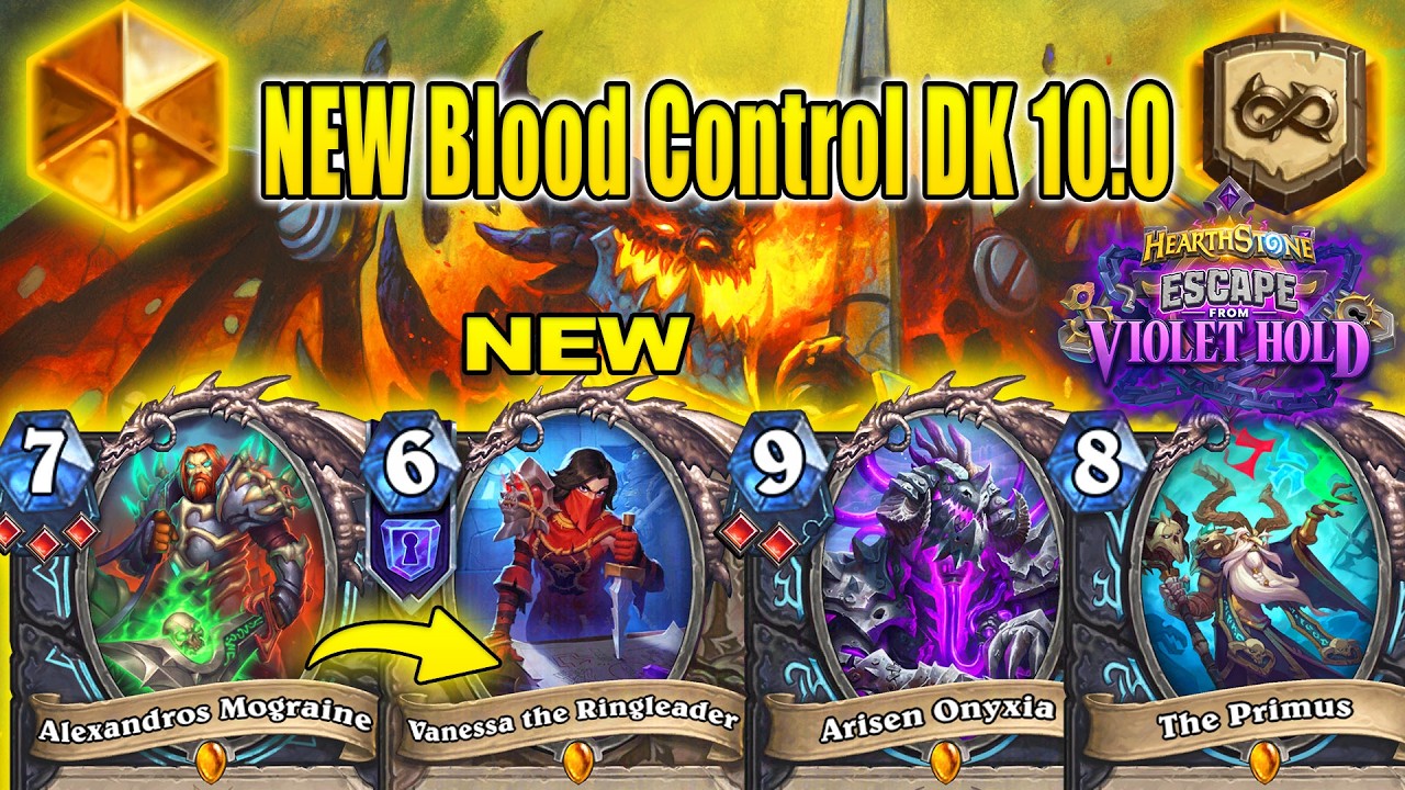 NEW Triple Blood Herald Leech DK 10.0 Deck After Patch At CATACLYSM Class Set | Hearthstone