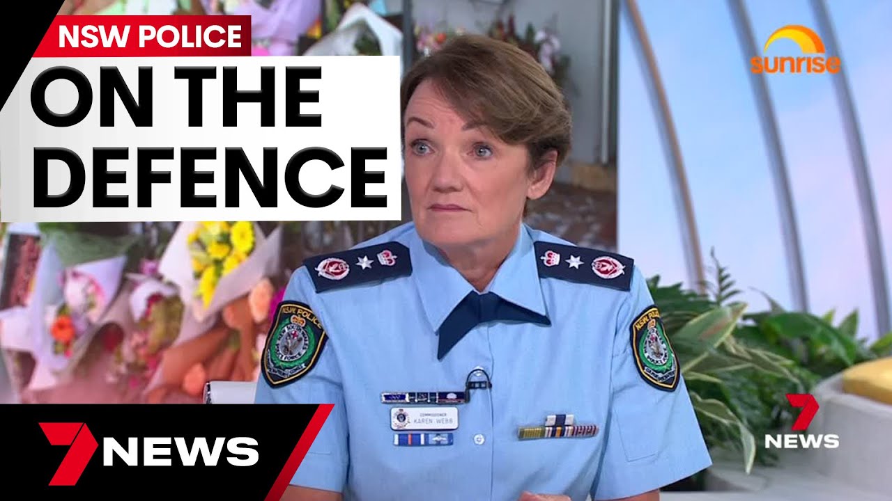 NSW Police Commissioner Karen Webb defends position amid police controversies | 7 News Australia