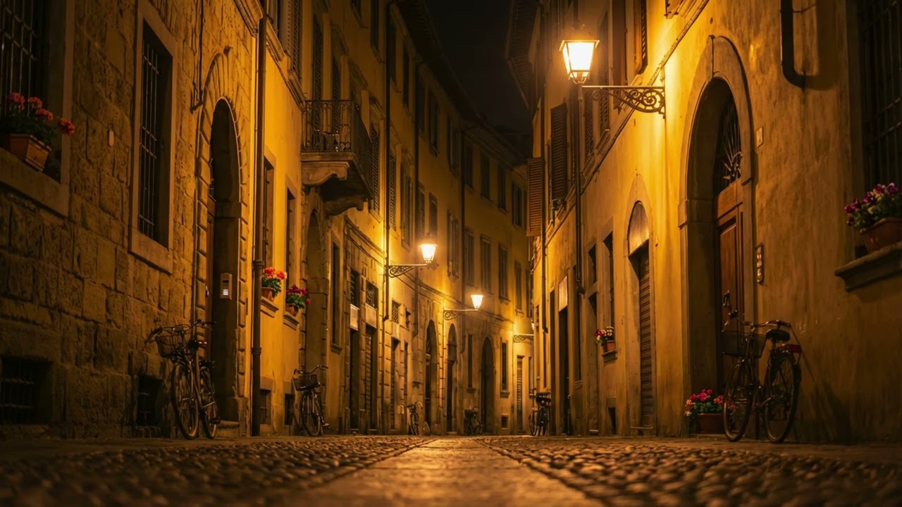 Italian Streets at Night 🌙 Chill Jazz Ambience | Vol. 10
