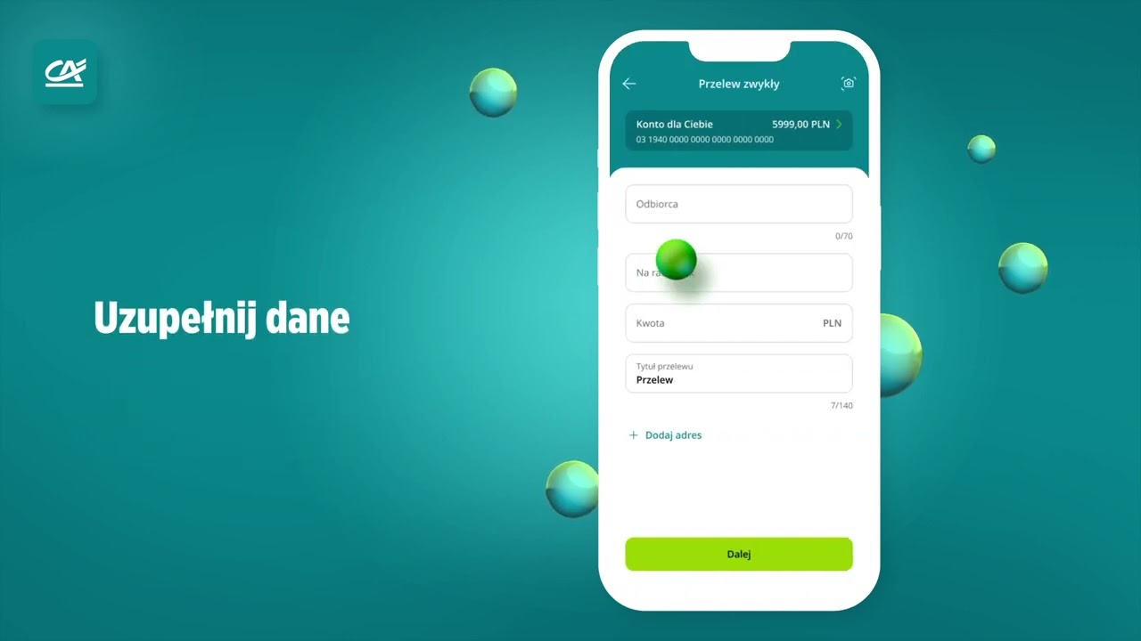 Przelew ekspresowy | Aplikacja CA24 Mobile - pełna korzyści