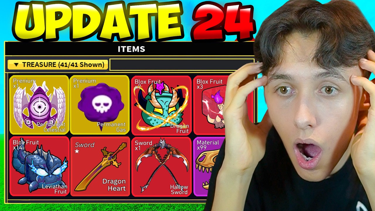J'AMELIORE LE COMPTE D'UN ABONNE pour UPDATE 24 ! blox fruits