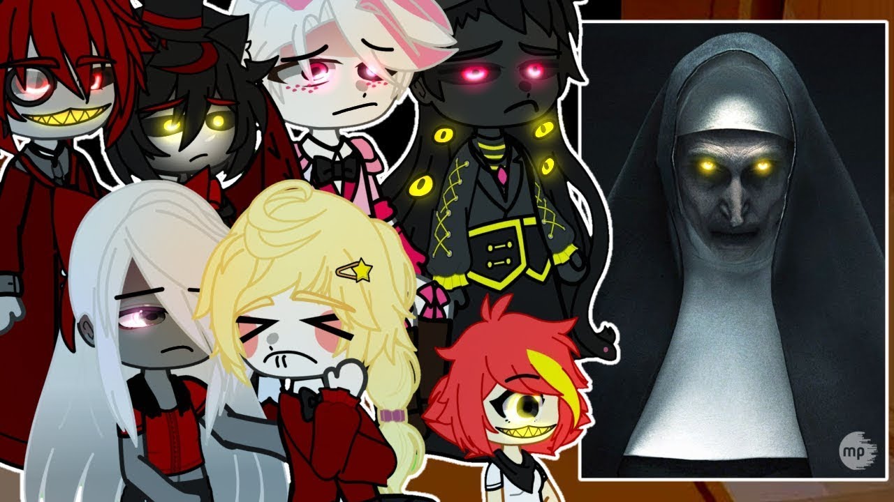 Hazbin Hotel react to The Nun 💜Gacha react to TikTok