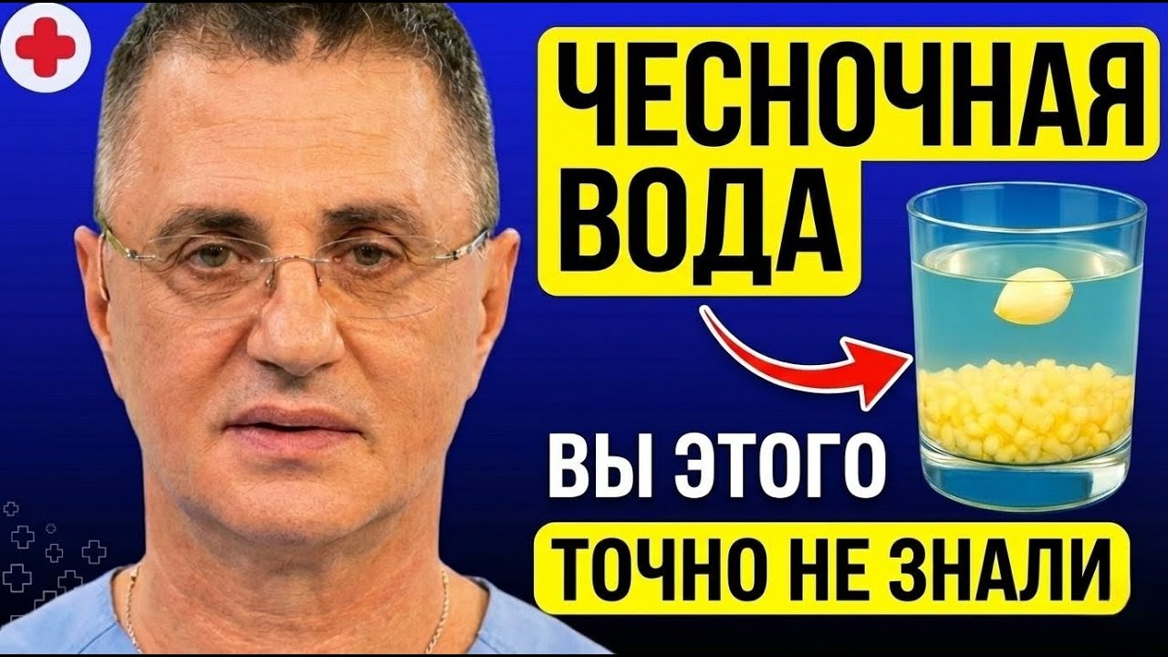 🧄 Что будет, если ПИТЬ ЧЕСНОЧНУЮ ВОДУ 30 дней? Мясников Объясняет