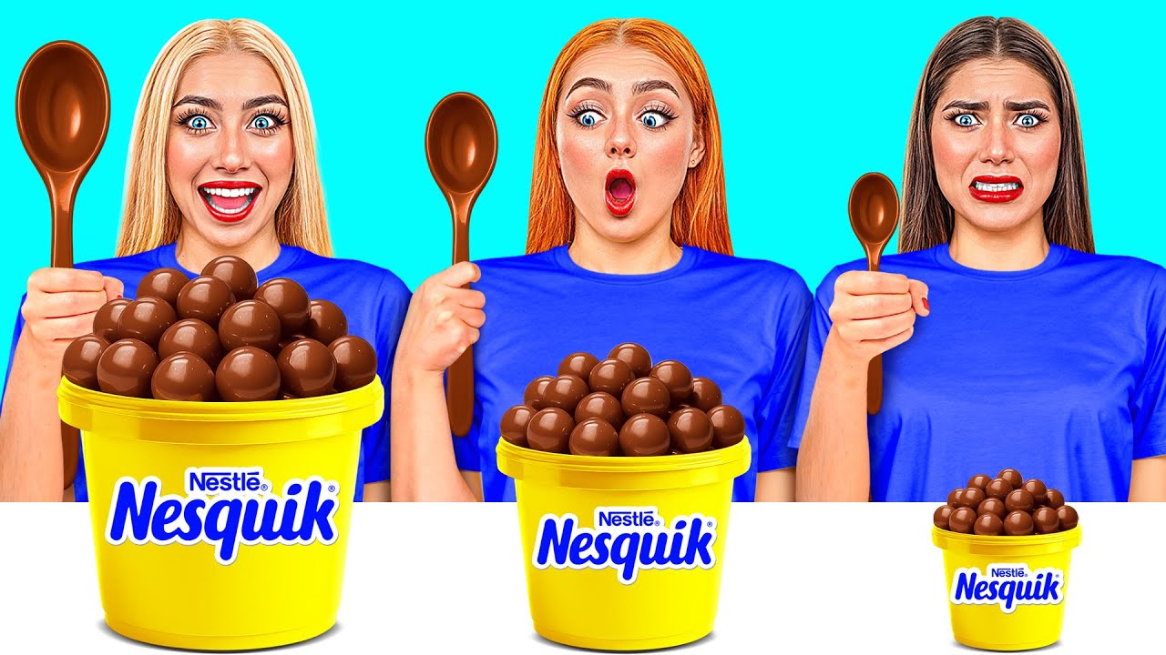 Большая, Средняя или Маленькая Тарелка Челлендж | Фантастическая Кулинарная Битва Mega DO Challenge