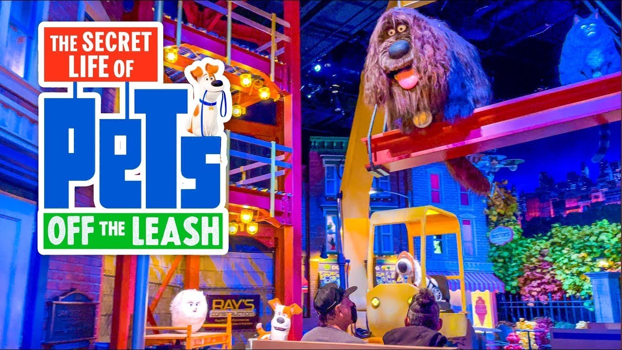 Secret Life of  Pets  off  the Leash  Full Video Ride