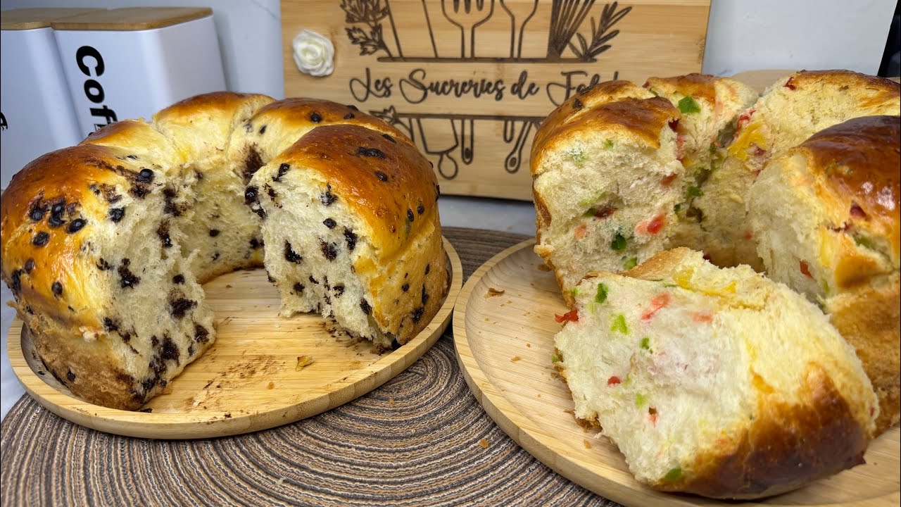 Brioche au chocolat ou fruit sec 