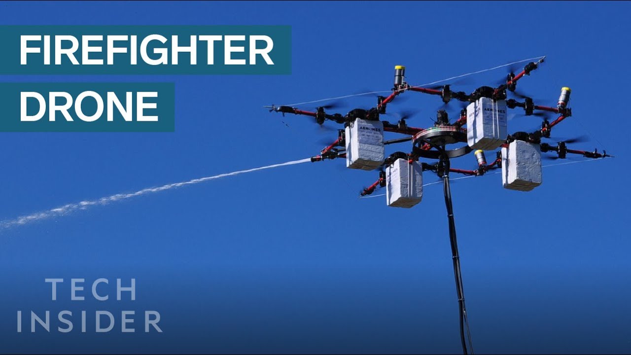 Drone Could Help Firefighters By Putting Out Fires