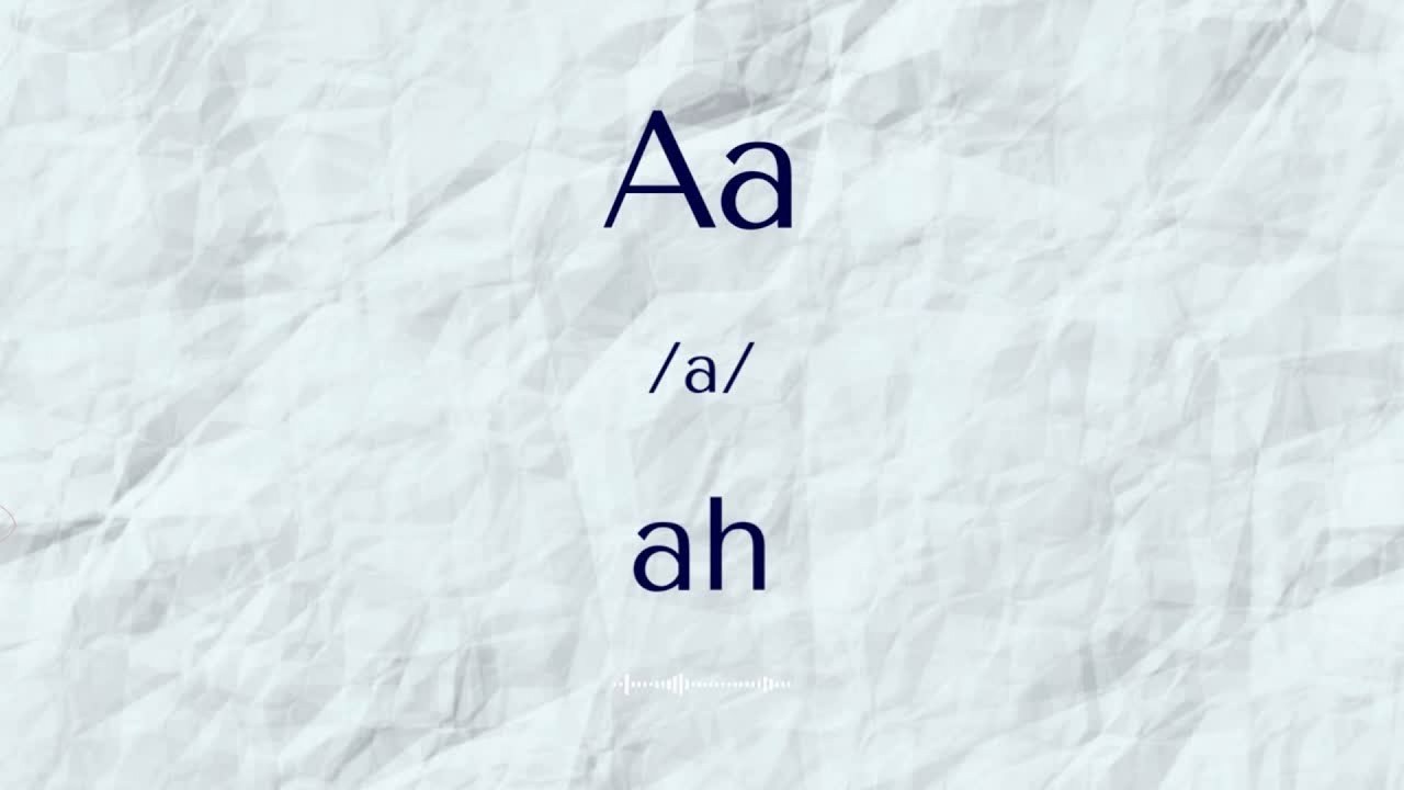 The French 'A' / Le 'A' Français