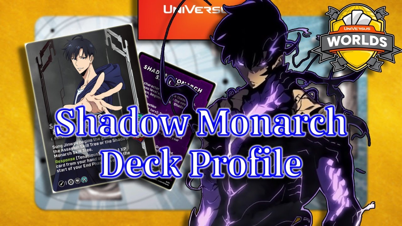 UniVersus: Deck Profile Shadow Monarch Death #universus #sololeveling