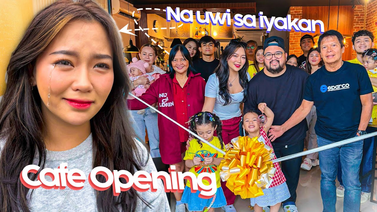 Surprise Family Reunion sa Cafe Opening 😭 | Carlyn Ocampo