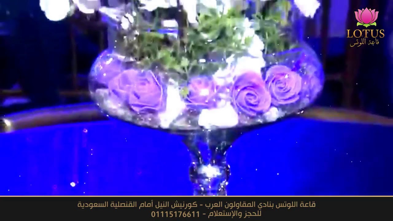 قاعة اللوتس بنادي المقاولون العرب كورنيش النيل
