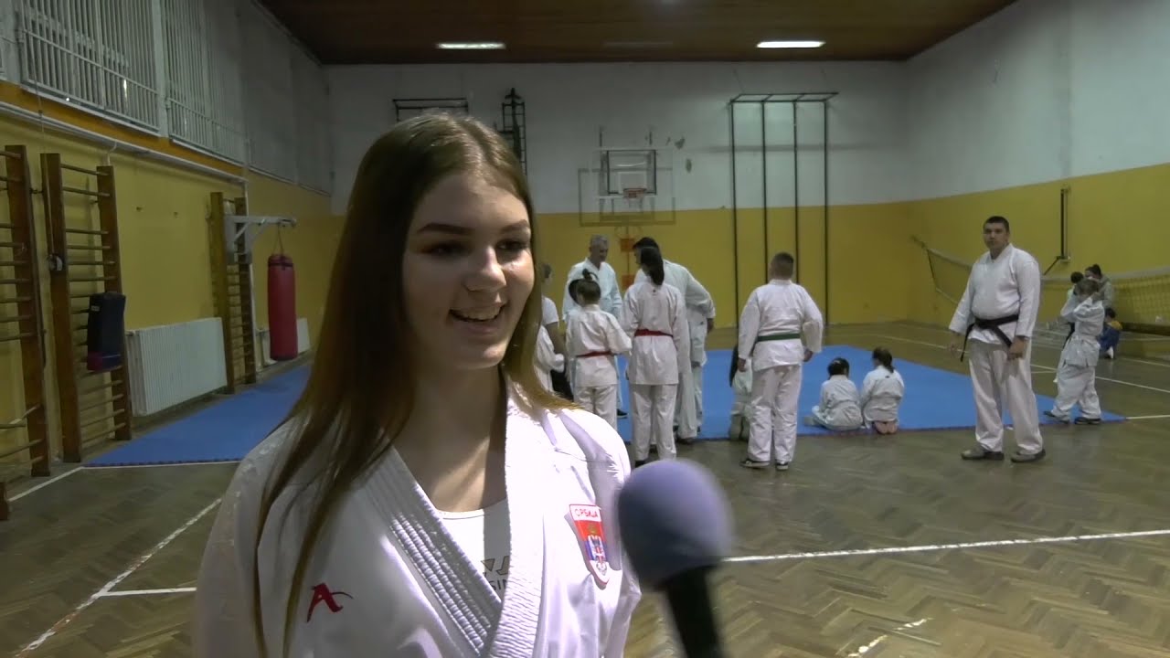 FAIR PLAY: Karate klub Goša uspešan u tekućoj sezoni velika očekivanja od Ane Nijemčević