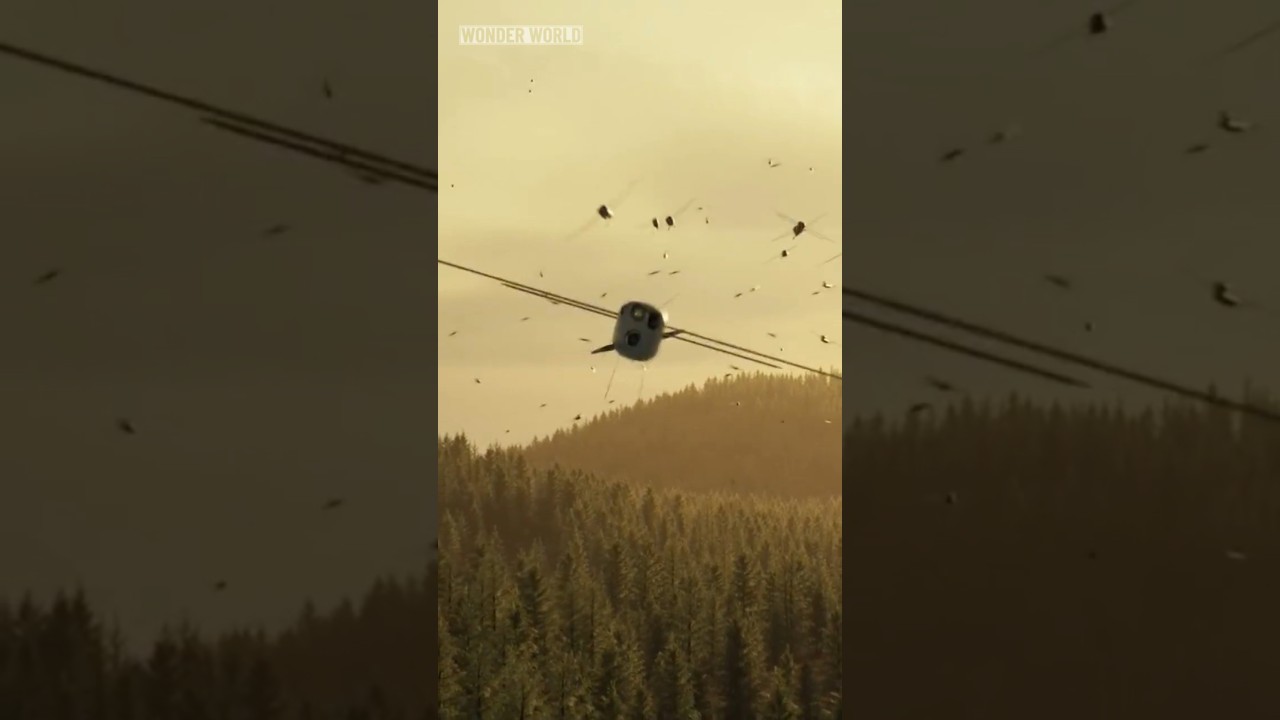 AI Controlled Military Drone Swarms