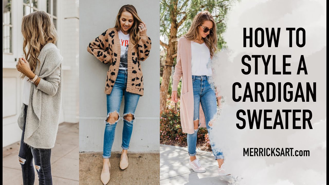 How to style a cardigan