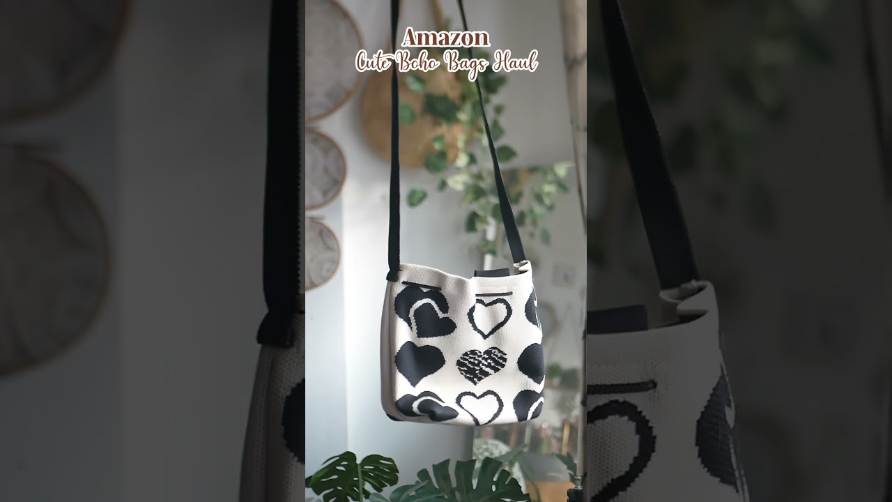 Amazon Cute Bags Haul #amazon #bags #cute #aesthetic #slingbag #amazonfinds