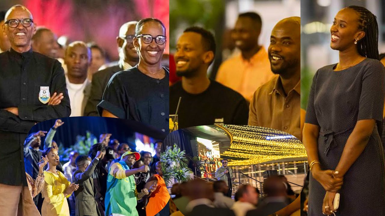 Abahanzi bakoze mu biganza bya Perezida Kagame😍Ange Kagame na Ian Wa CTU/Bruce Melodie yatunguranye