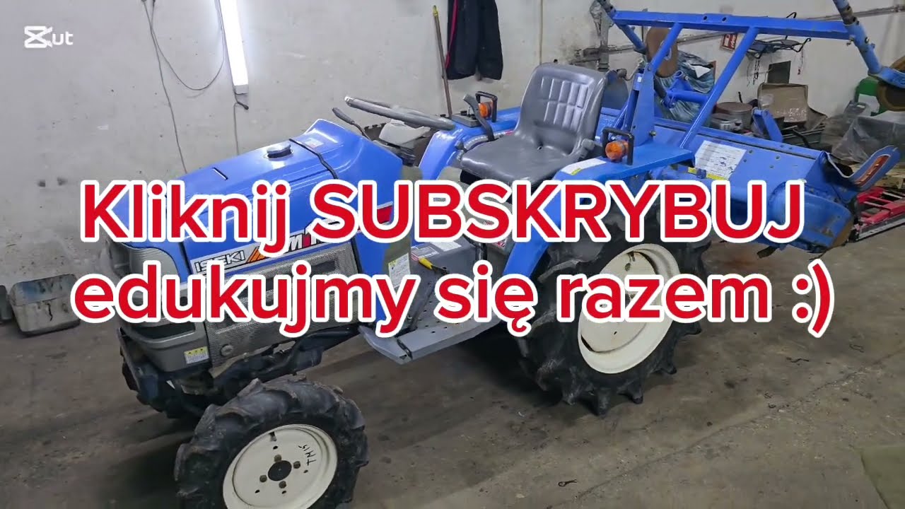 Iseki TM15 wymiana pompy wody, serwis, sprawdzenie układu chłodzenia