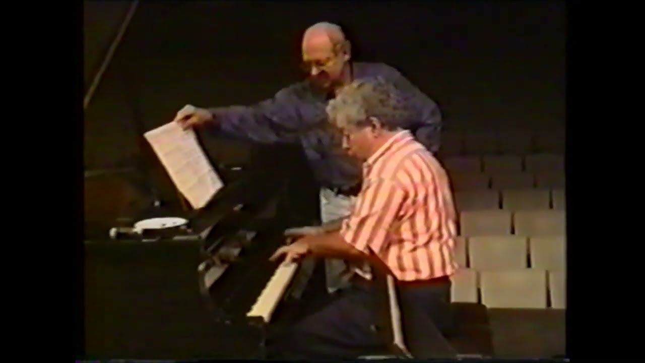 Nelson Freire estudando o Concerto de Schumann (Porto Alegre, 1995)