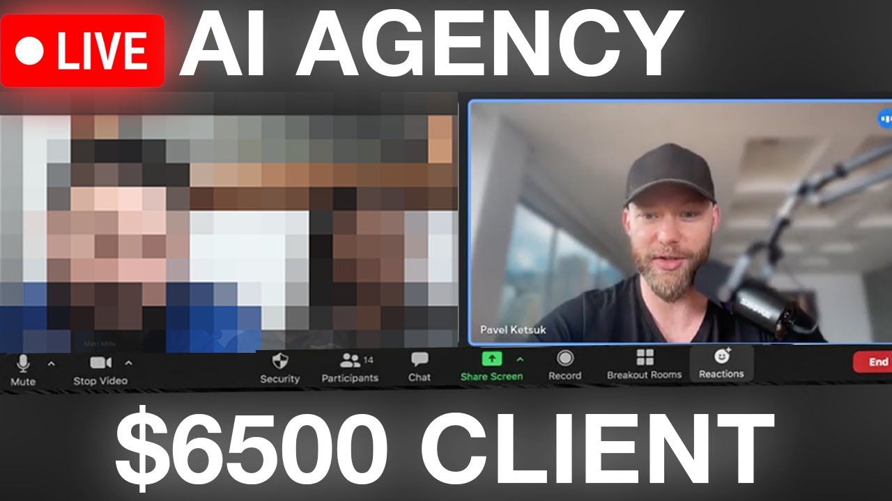 I SIGNED A CLIENT FOR MY NEW AI AGENCY (Live Sales Call)
