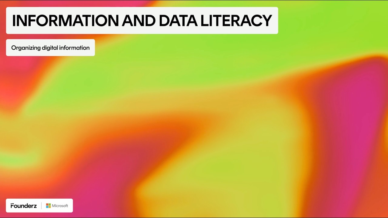 Information and Data Literacy | 2.06 Organizing digital information