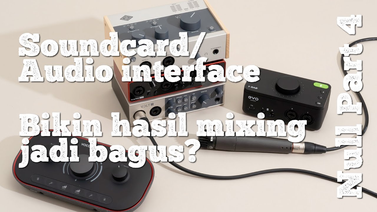 (NULL TEST PART 4) Apakah soundcard/audio interface bikin hasil export mixdown kalian jadi bagus?