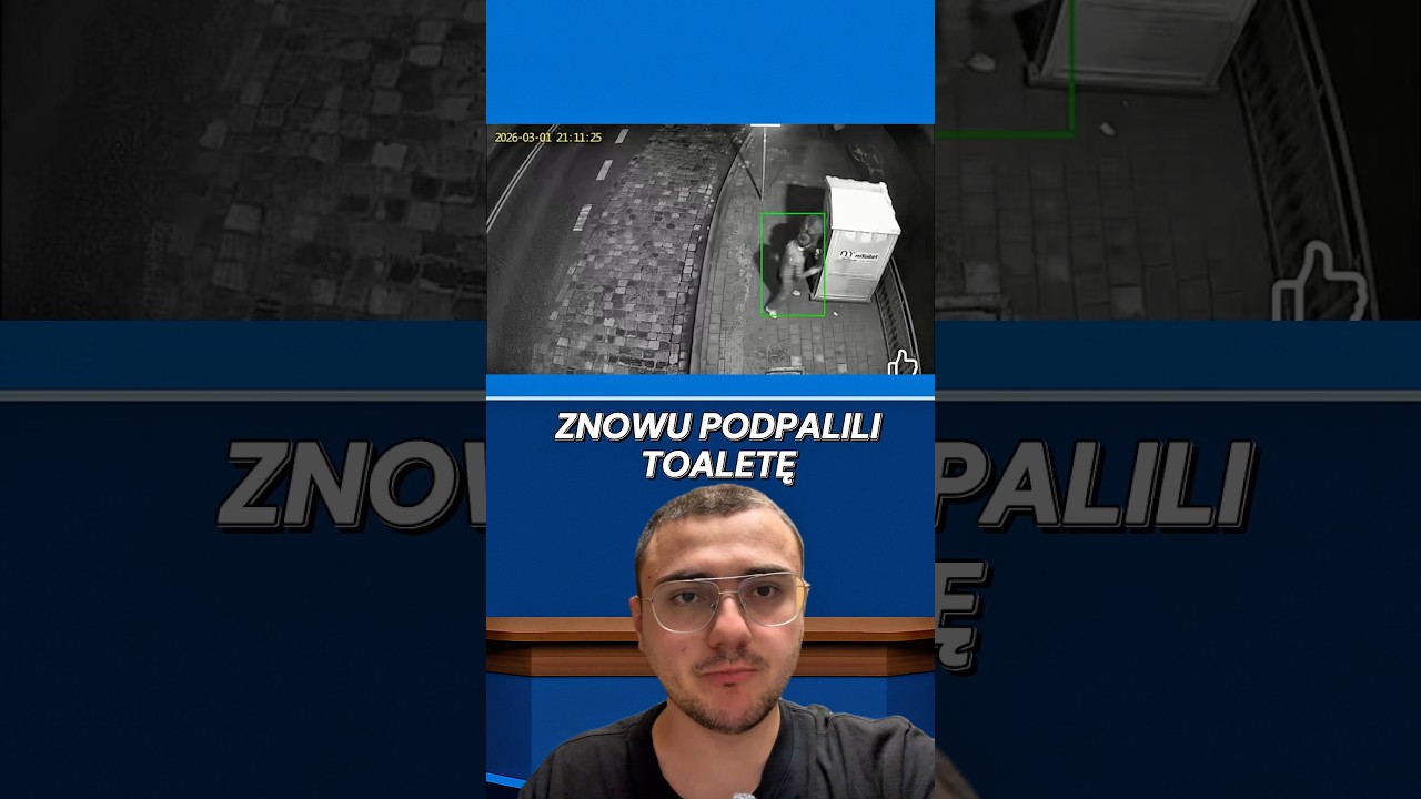 Podpalili toaletę na pętli autobusowej we Wrocławiu