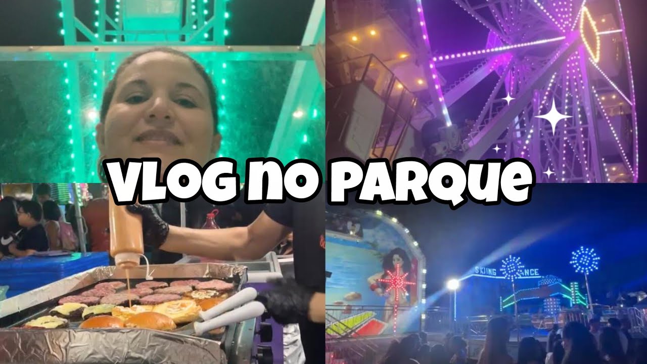 VLOG: Parque de Diversões🎡Choveu 🌧️muito por aqui|Muita Fartura caju🥭 #vida  simples no interior 💕