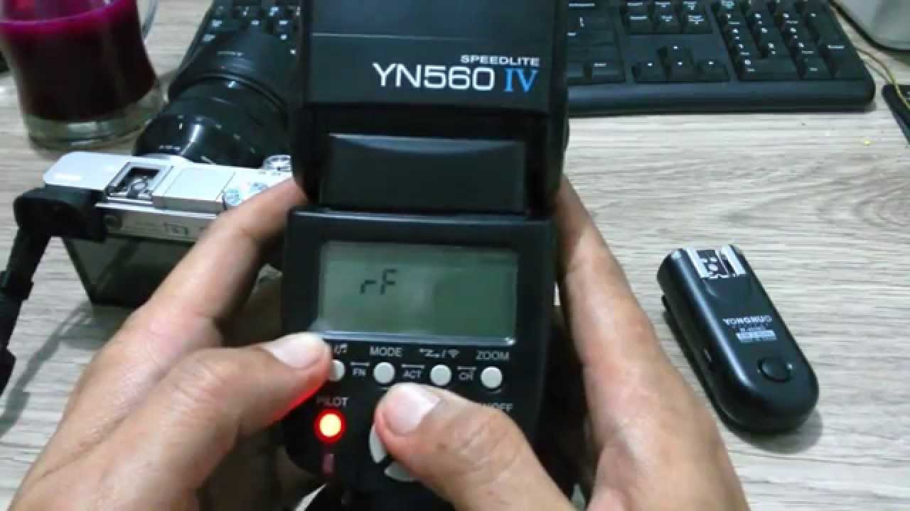 [HOW TO] Connect YN-560 IV with RF-603 N II to Sony Alpha