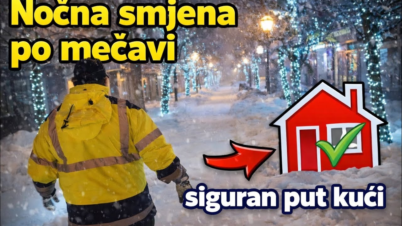 Noćna smjena (čistimo Ilidžu po mećavi) i priče prema kući