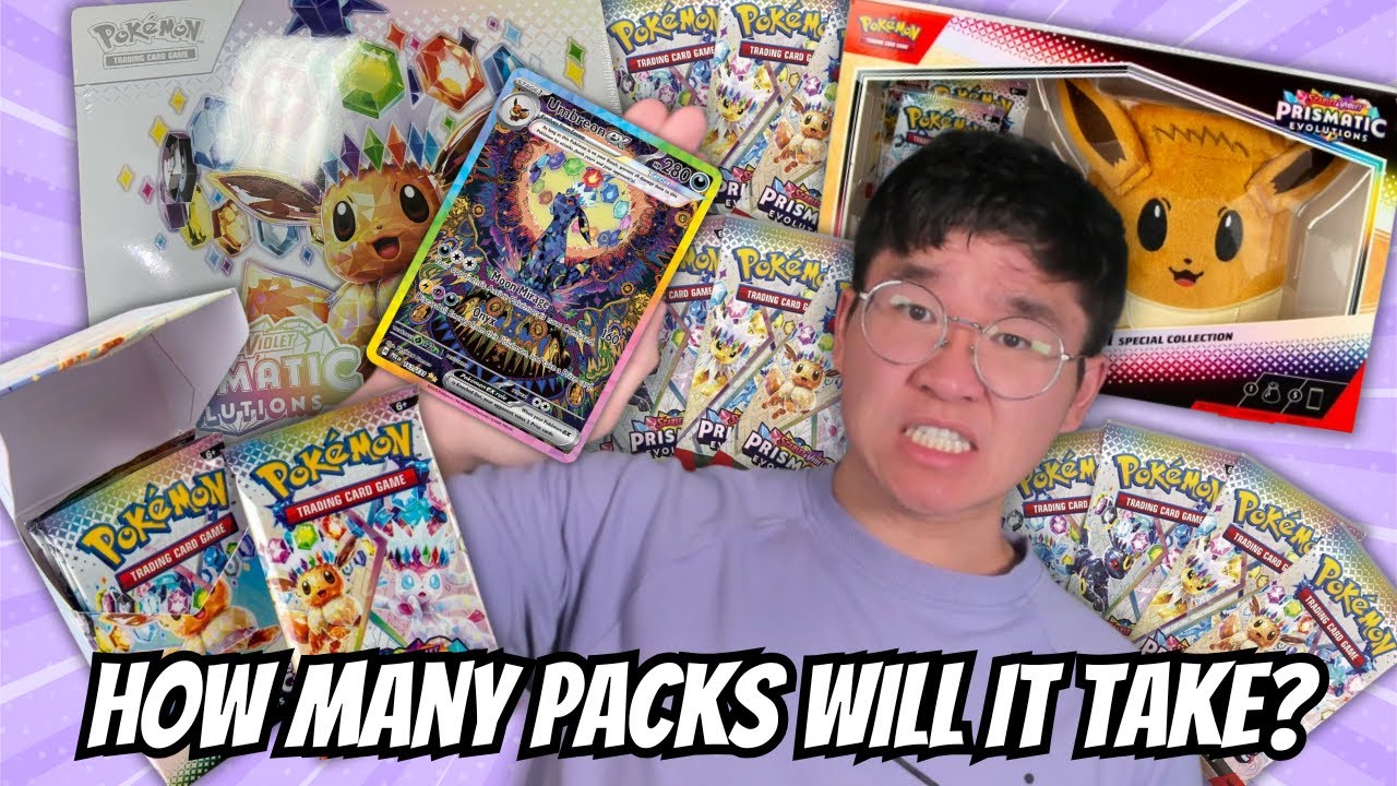 Opening Prismatic Evolutions Until I Pull a SIR… or Run Out of Packs!