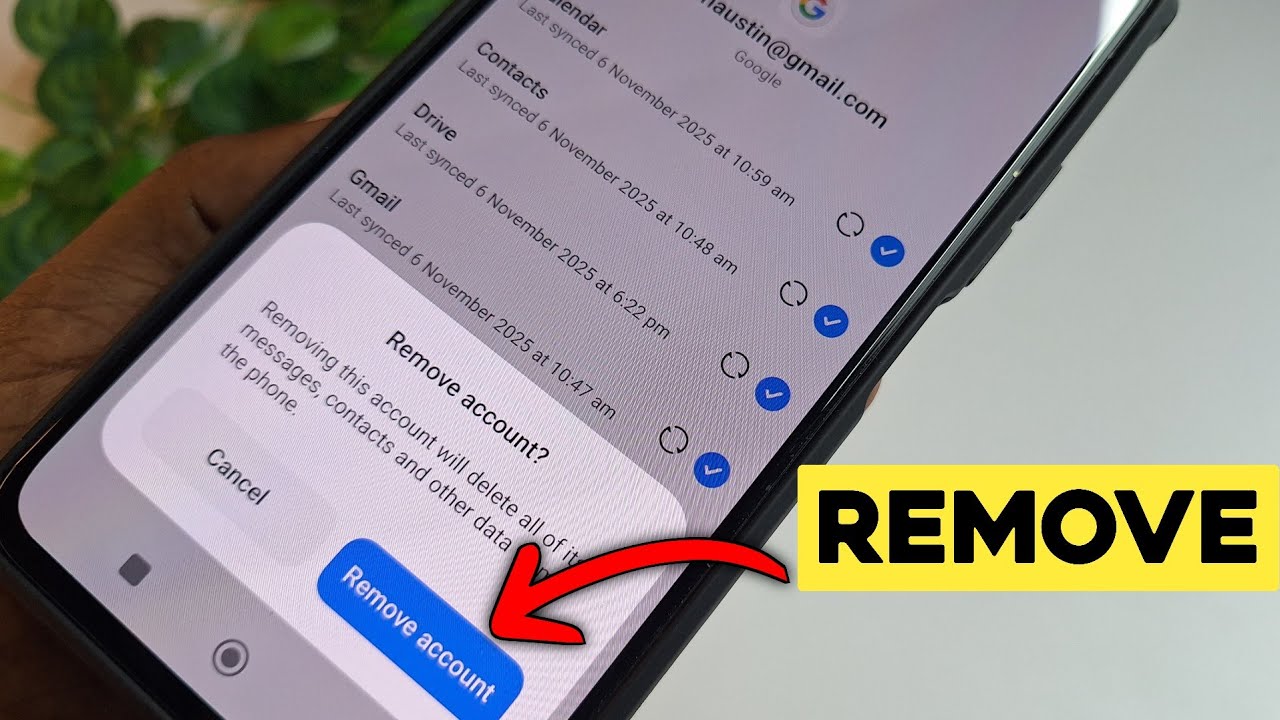 Как удалить учетную запись Google или Gmail с телефона Android 2026