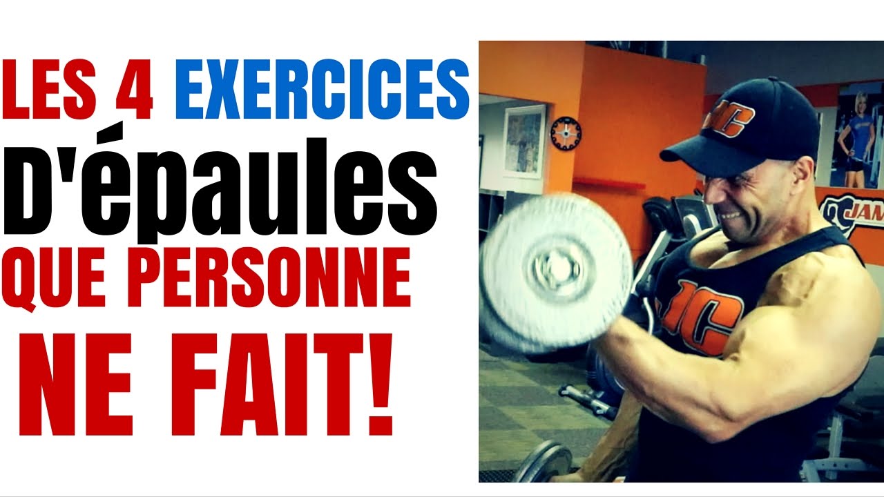 Musculation : 4 Exercices D'épaules QUE PERSONNE NE FAIT!