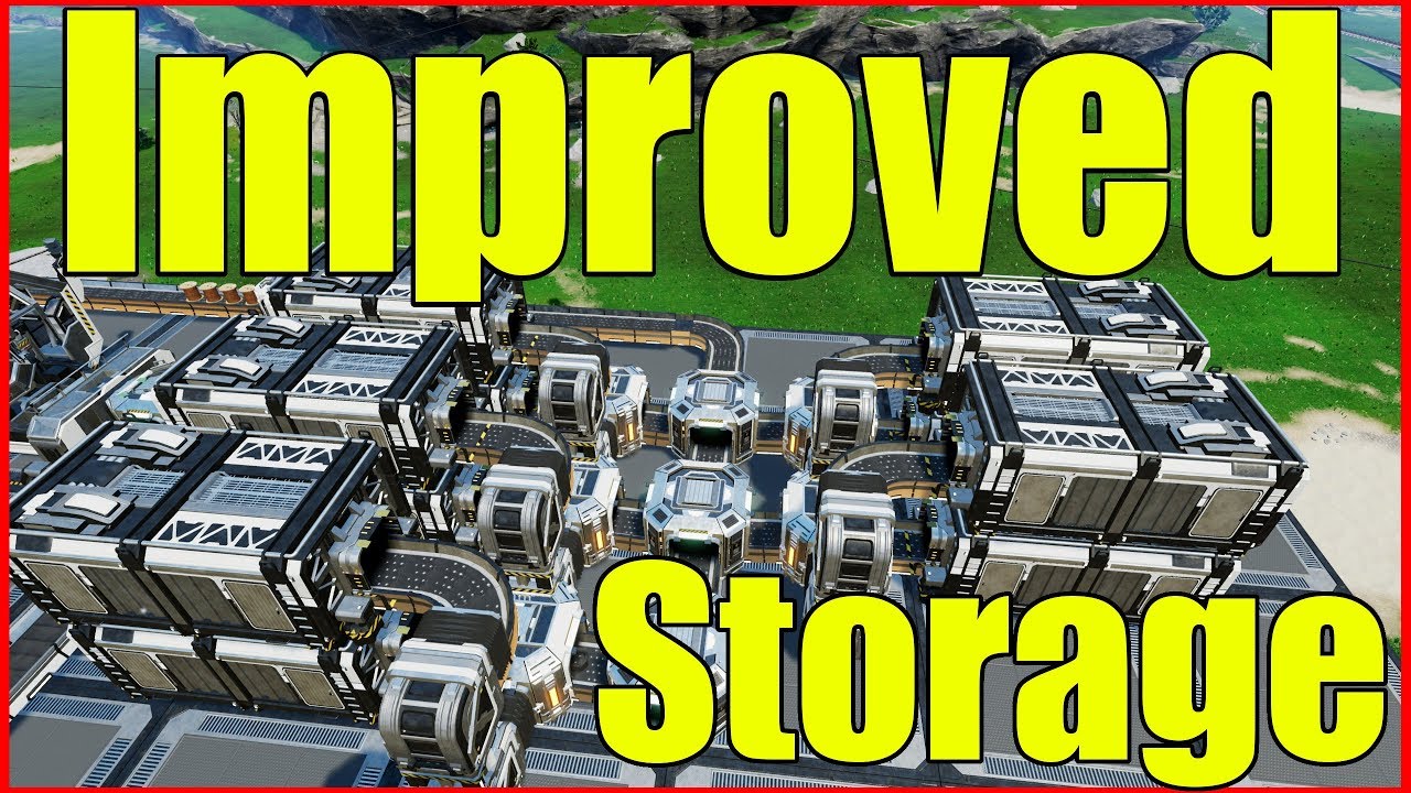Satisfactory Gameplay | Improved Storage