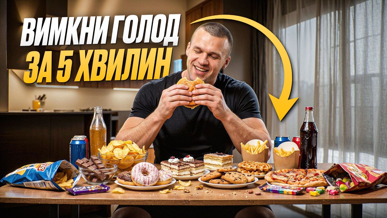 Як приборкати апетит та позбутися постійного відчуття голоду? (9 способів)