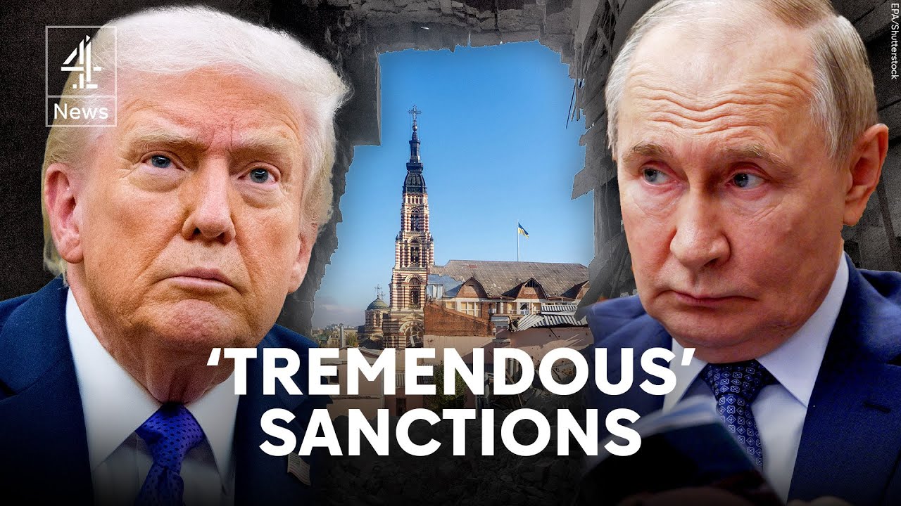 Trump orders 'tremendous' sanctions amid frustration with Putin over Ukraine war