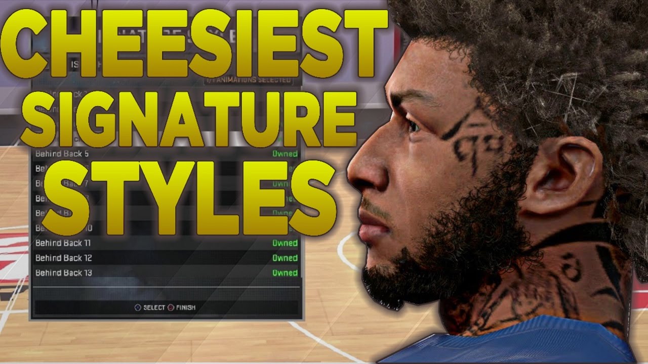 NBA 2K16 - BEST DRIBBLE COMBOS & CHEESIEST SIGNATURE STYLES | STAGE & PARK @JJ2K