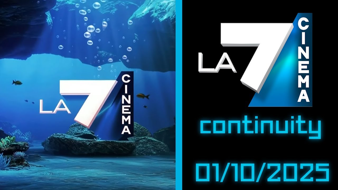 LA7 Cinema (Italy) continuity (01/10/2025)