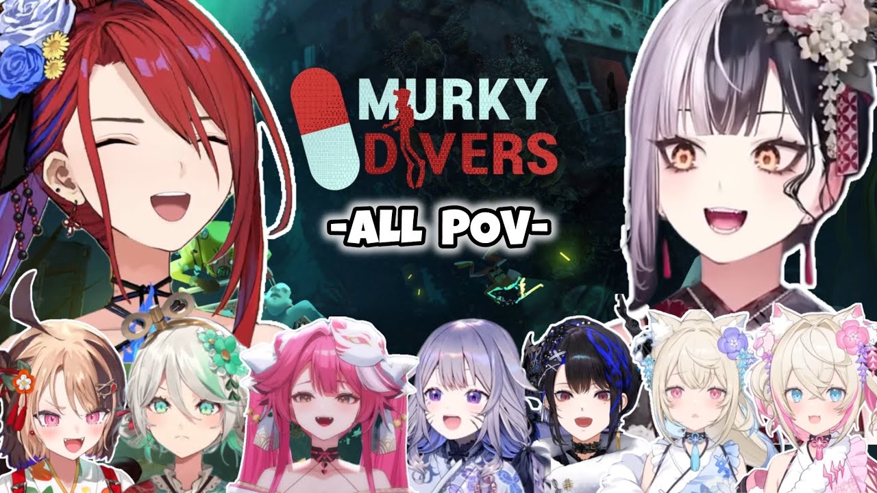 [ALL POV] HoloEN Justice and Advent Underwater Diving Trip WENT WRONG [Murky Divers HIGHLIGHTS]