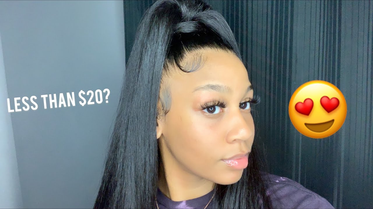 SLAY ON A BUDGET ! HIGH SLEEK PONYTAIL 😍 | Kennedy Leigh