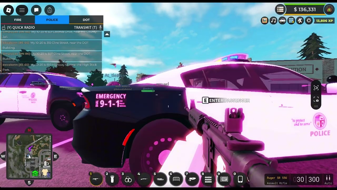 Police patrol in ER:LC with James!