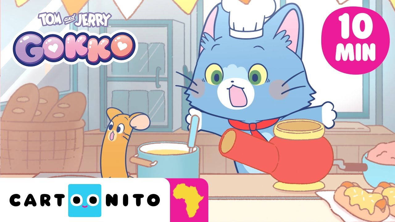 Delicious Cheese Festival | NEW Tom and Jerry Gokko | Cartoonito Africa​