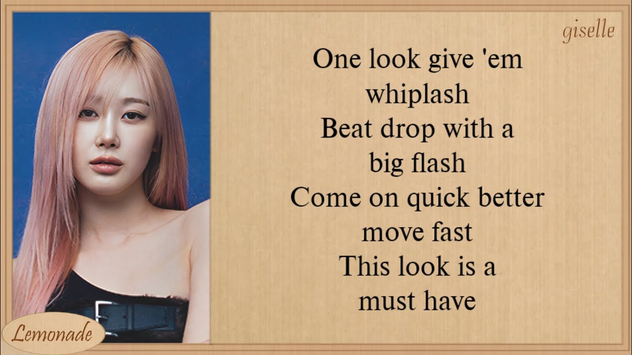 aespa Whiplash (English Ver.) Lyrics