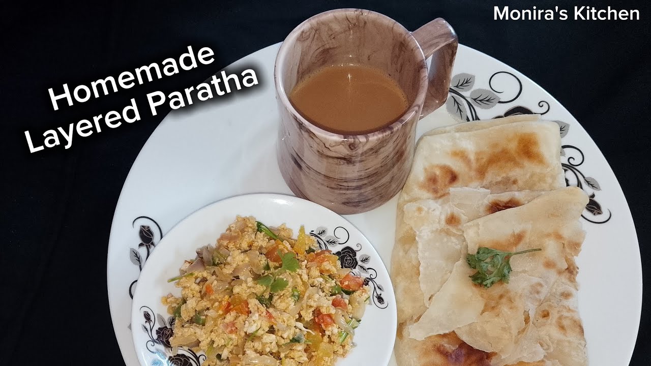 নতুনদের জন্য একদম সহজ ও পারফেক্ট লেয়ারড পরোটা রেসিপি। Easy Homemmade Layered Paratha for Beginners 