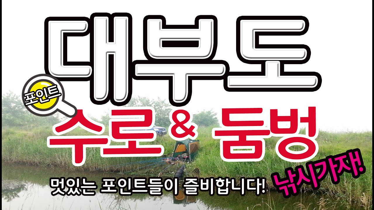 대부도수로&둠벙들 포인트소개![초록사랑]