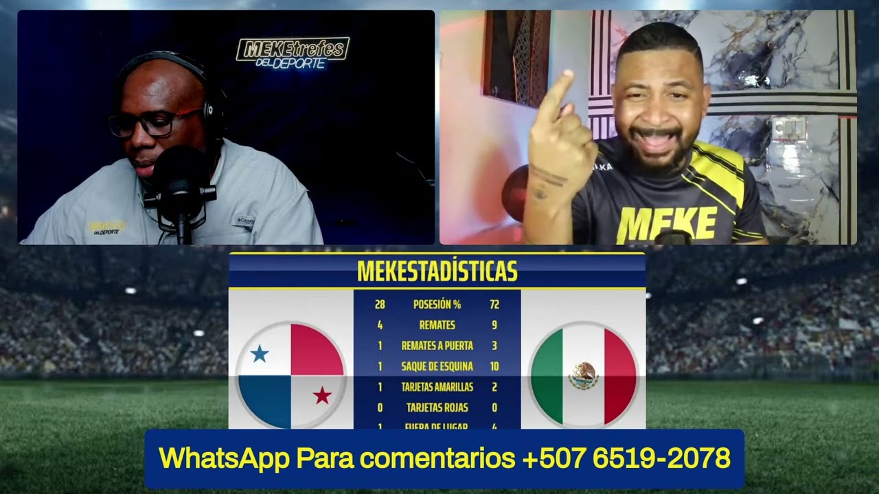 DECEPCIONANTE MÉXICO LE GANA A PANAMÁ | PANAMEÑOS  JUGARON CON NUEVO SISTEMA